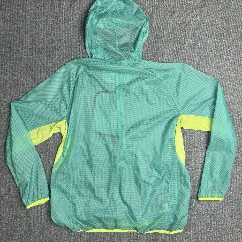 Nike Pro Training 1/2 Zip Jacket Feather Lightweight Teal Large Breathable Gym